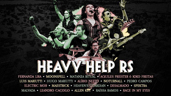 Festival Heavy Help RS junta grandes nomes para arrecadar fundos para o Rio Grande do Sul